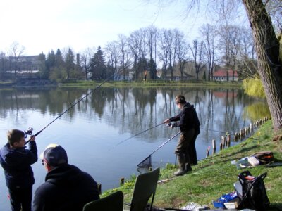 schon nach kurzer Zeit wurden die ersten Fische angelandet