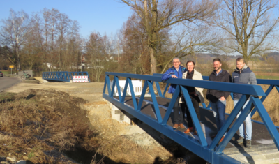 Beim Geh- und Radweg in Wollbach geht’s endlich weiter (Bild vergrößern)