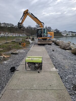 Wir reparieren die Windpromenade