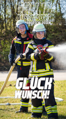 Meldung: Geschafft – die Grundausbildung ist erfolgreich abgeschlossen! �