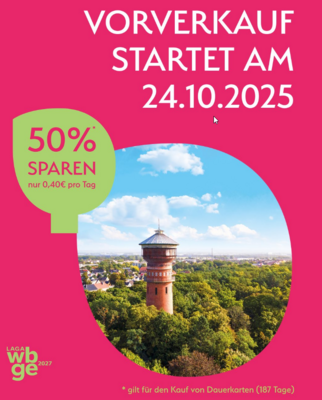 Vorverkauf für Dauerkarten der Landesgartenschau startet am 24. Oktober (Bild vergrößern)