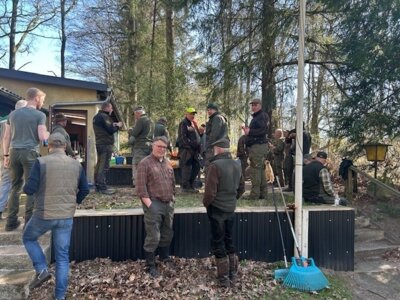 Frühjahrsputz 2025 auf dem Schießstand Baumgarten