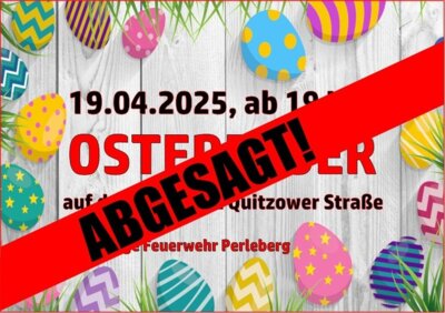 Osterfeuer in Perleberg
