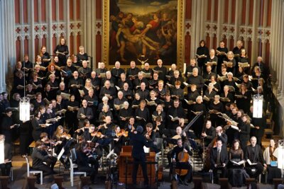 „Klangerlebnis wie einst zu Bachs Zeiten“  -  Aufführung der „Johannes-Passion“ erhielt viel Beifall (Bild vergrößern)