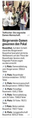 Pokal der Rosenthaler Vereine 2014 (Bild vergrößern)