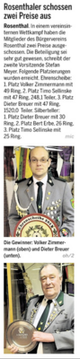 Silberteller und Ehrenscheibe 2013 (Bild vergrößern)