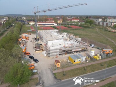 Foto zur Meldung: 4. Bautagebucheintrag Neubau der Feuerwache