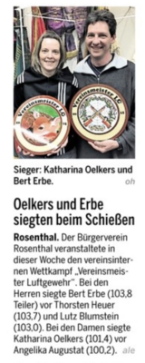 Vereinsmeisterschaft LG 2015 (Bild vergrößern)