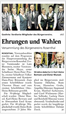 Hauptversammlung 2012 (Bild vergrößern)