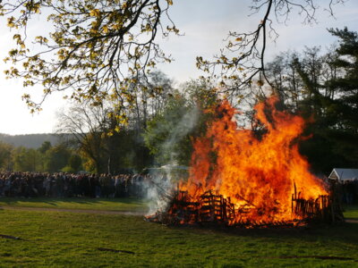 Osterfeuer 2025 mit Besucherrekord!