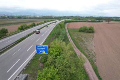 Foto zu Meldung: A65: Erneuerung der Fahrbahndecke zwischen den Anschlussstellen Landau-Nord und Edenkoben