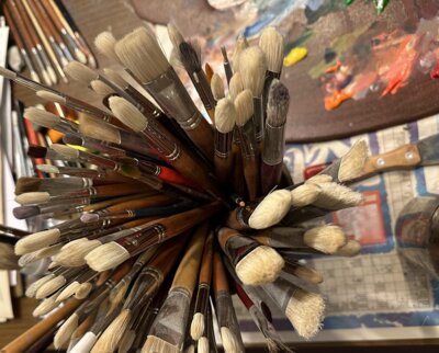 Foto zur Meldung: Offene Ateliers: Kunst hautnah erleben am 3. und 4. Mai