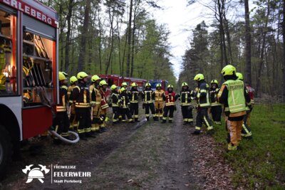 Foto zur Meldung: Dienstabend im Zeichen der Vegetationsbrandbekämpfung