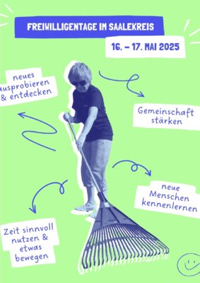 Meldung: Freiwilligentage im Saalekreis 16. – 17.05.2025