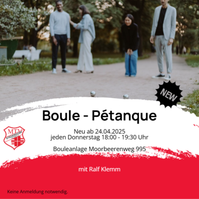 Boule ab 24.04.2025