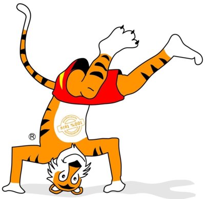 Turntiger Kopfstand