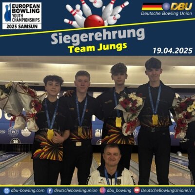 Meldung: Drei EM-Medaillen für Jugend-Bowler:innen