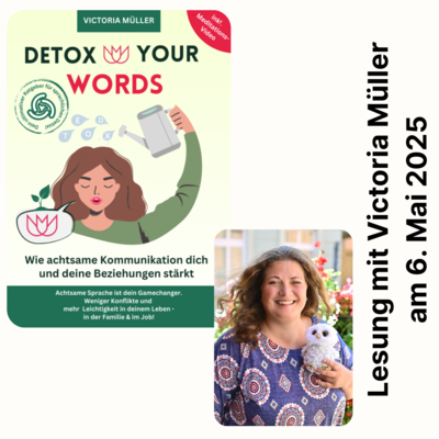 Lesung am 6. Mai mit Victoria Müller in der Stadtbibliothek Kyritz