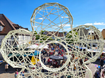 Sonne satt: Entspannte Stimmung beim Pritzwalker Frühlingserwachen. Foto: Stadt Pritzwalk (Bild vergr&ouml;&szlig;ern)