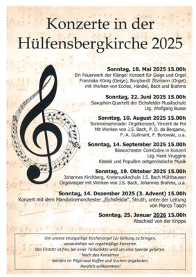 Konzerte in der Wallfahrtskirche
