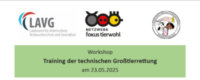 kostenloser Workshop "Training der technischen Großtierrettung"
