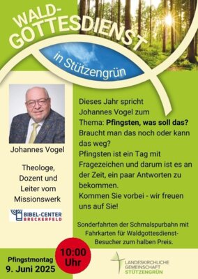 Die evangelischen Gemeinden in Schönheide laden herzlich zum Gottesdienst ein: (Bild vergrößern)