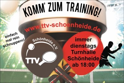 Neues vom Tischtennisverein (Bild vergrößern)