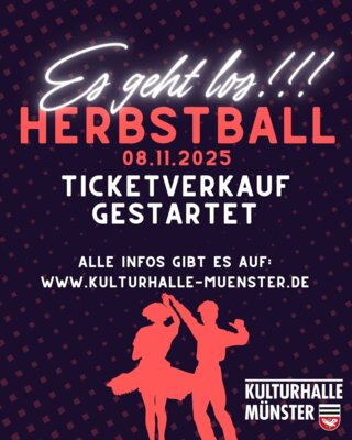 Ticketvorverkauf für Herbstball 2025 startet!