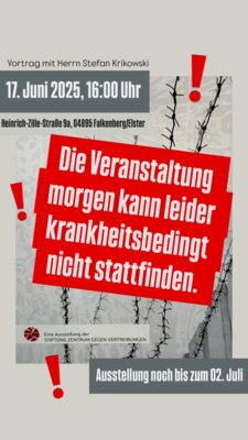 Meldung: Ausstellung „In Lagern - Schicksale deutscher Zivilisten im östlichen Europa 1941-1955“