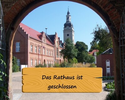 Das Rathaus bleibt geschlossen (Bild vergrößern)