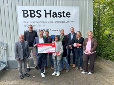 Danke für die Fördermittel der Sparkasse Osnabrück
