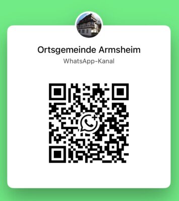 WhatsApp-Kanal der Ortsgemeinde Armsheim