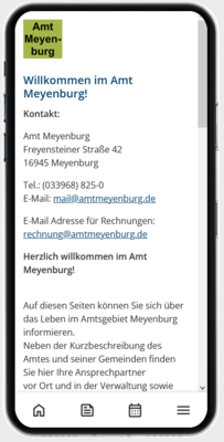 Auf dem neusten Stand bleiben - die App zu unserer Website