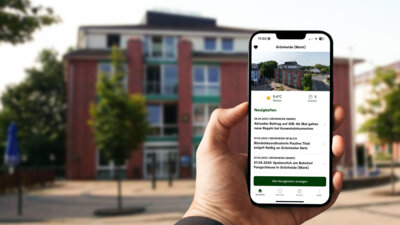 Vorschau zur neuen Grünheide-App (Foto: Gemeinde Grünheide (Mark))