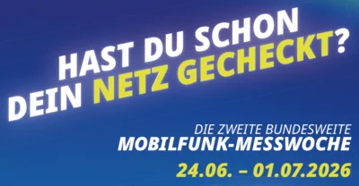 Die bundesweite Mobilfunk-Messwoche.