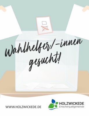 Wahlhelfer/-innen gesucht
