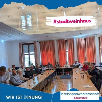 Vollversammlung der Kreishandwerkerschaft im Stadtweinhaus (Bild vergrößern)