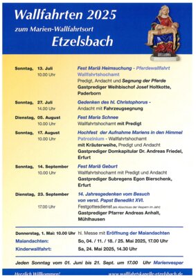 Meldung: Wallfahrten Etzelsbach