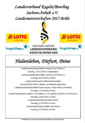 Landesmeisterschaften 2025