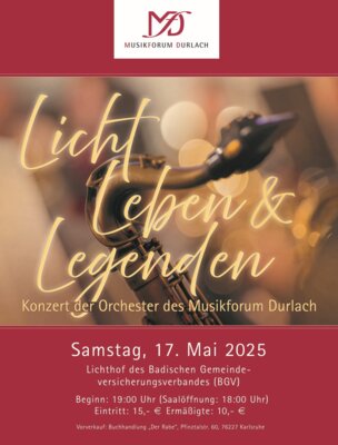 Meldung: Licht, Leben und Legenden - Frühjahrskonzert 2025