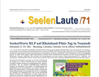 Neue SEELENLAUTE-Zeitung 71 print & online (Bild vergrößern)
