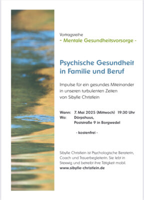 Psychische Gesundheit in Familie und Beruf