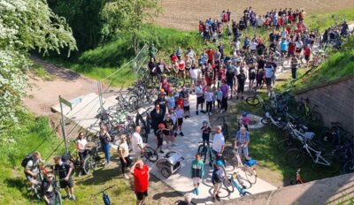 Foto zur Meldung: 30. Jubiläumsradtour des Eilslebener SV ein voller Erfolg