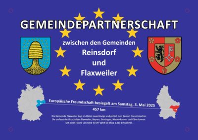 Gemeindepartnerschaft Flaxweiler – Reinsdorf (Bild vergrößern)