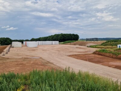 Betonsegmente Mast Windenergieanlage 3 (Bild vergrößern)
