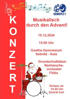 Einladung zum Weihnachtskonzert (Bild vergr&ouml;&szlig;ern)