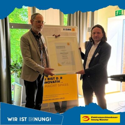 von l. nach r. EOM Martin Buck, Präsident des FEH NRW Martin Böhm (Bild vergrößern)