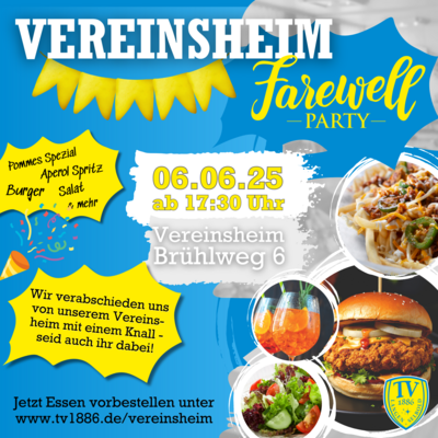 Vereinsheim Farewell Party (Bild vergrößern)