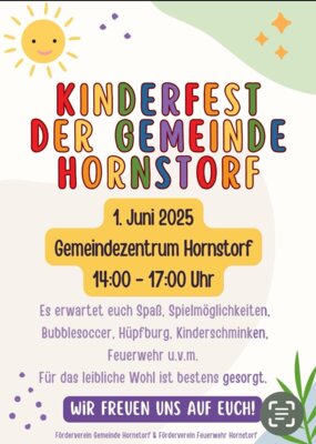 Kinderfest am 1.6.2025 ab 14 Uhr