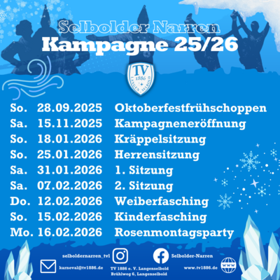 Termine Kampagne 25/26 (Bild vergrößern)